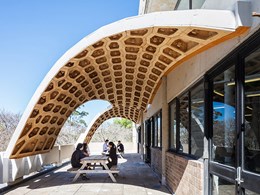 Stunning geometric Ecoply shelter