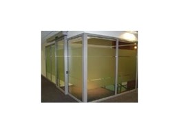 Fire rated glass sliding door from Pyropanel