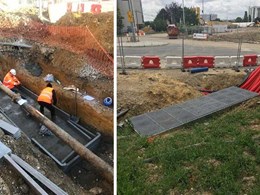 Adaptable flat-pack access pit for water supply pipe addresses site restrictions