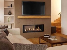 Lopi’s new double sided gas fireplaces heating up two living areas at once