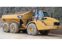 Cat 740 articulated trucks now available from WesTrac