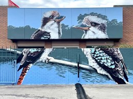 Mural at GH Commercial’s Geelong plant celebrates natural heritage and community