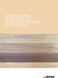 Optimising fire resistance in timber for interior applications 
