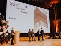 Renson wins Gold at Henry van de Velde Awards 22