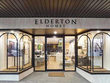 Easyline panels were specified for Elderton Homes’ Knock Down Rebuild Studio