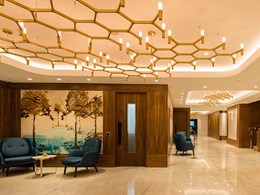Nemo's Crown chandeliers light up London’s Royal Lancaster Hotel