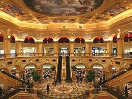 Rondo ceiling systems feature at the US$2.4 billion luxury Venetian Macau hotel