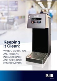 Keeping it clean: Water, sanitation and hygiene in healthcare and aged-care environments