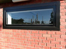 Fire rated windows protect chemical plant office in Brooklyn, Vic