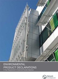 Environmental product declarations: A key requirement in external facade selection