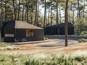 Hytte is a new hotel and retreat concept based on stylish prefabricated modular cabins