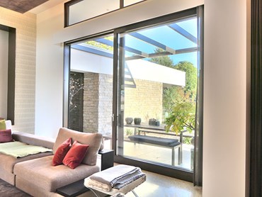 High performance windows and doors will keep temperatures at comfortable levels