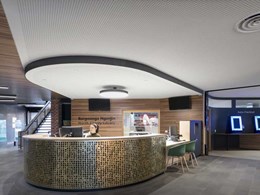 VoglFuge ceiling panels provide excellent acoustic performance at North Fitzroy library