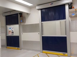 DMF high speed roller doors for hygienic areas