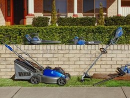 Victa’s new range of garden tools have 40V lithium batteries