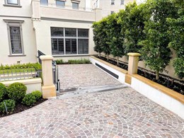 Concealed vehicle lift with trafficable roof meets heritage rules at Elizabeth Bay home