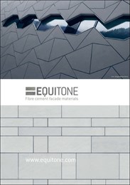 Equitone fibre cement façade materials