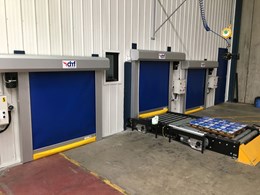 DMF fast action roll doors meet the brief for conveyor application