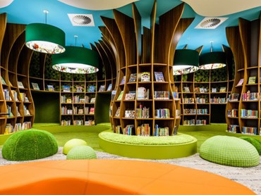 Rockdale Library and Council Customer Service by CK Design International. Photography by Stefan Trajkovski
