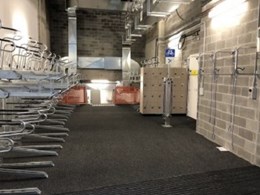Dual height bike racks installed at Macquarie Bank in Sydney CBD