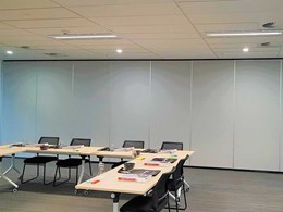 Operable wall enhances acoustics at Boeing Training Centre Victoria
