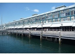 Motorised awnings fitted at Finger Wharf