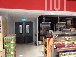 Impact-resistant traffic doors for busy Australian supermarkets