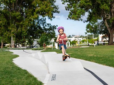 Landscape Architecture Award | Play Spaces | Bradbury Park Scooter Track