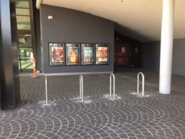 Bike parking installed at Reading Cinemas Auburn complex