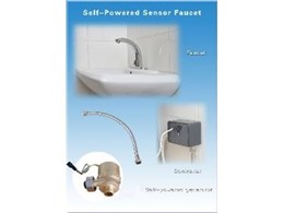 Self-powered sensor faucets from KST Water-saving Facilities