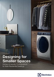 Designing for smaller spaces: Kitchen & laundry considerations for multi-residential dwellings