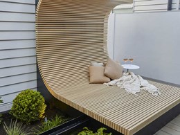 Daybed made with DecoWood battens dazzle The Block 2020 judges
