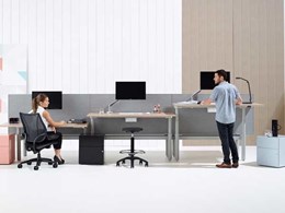 Schiavello’s sit-stand workstation contributing to a healthier and happier workplace