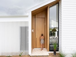 Hardie products create engaging facade to bring design vision to life at modern coastal cabin