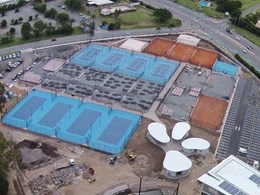 Playing surfaces created at Gold Coast tennis academy with Mapei’s acrylic resin system