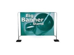 Big Banner Stand signage available from National Sign Systems