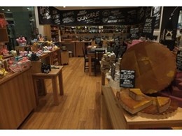 Eco Flooring’s strand woven bamboo flooring installed at new Lush store