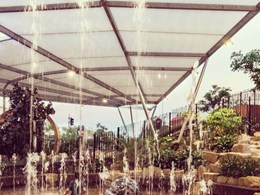 MakMax fabric shade structure features in award-winning Casuarina Square project
