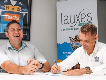 Lauxes Grates has partnered with the Gold Coast Titans