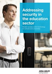 Addressing security in the education sector: Modern access control technology for schools and universities