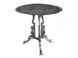 Cast iron garden tables available from The Wagga Iron Foundry