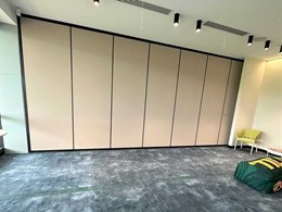 Acoustic movable walls enhance flexibility in Sports Park’s meeting rooms on La Trobe campus