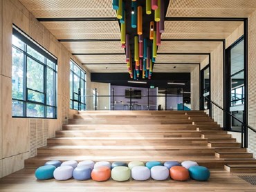 The Presentation space at Banyule Nillumbik is designed with informal learning in mind