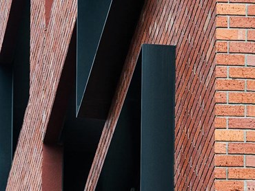 Pace of Collingwood apartments with Robertson facade inlay bricks designed by SJB Architects 