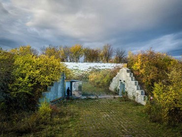 Petr Hájek Architekti redesigned the bunker into a pet crematorium