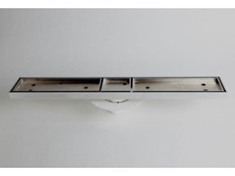 Trinity TI6 channel drains from Rock Top Marketing suitable for all internal wet areas