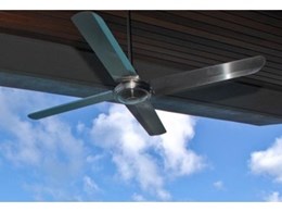 Vast array of outdoor ceiling fans available through Hunter Pacific