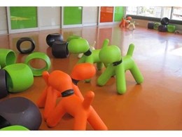 Dalsouple’s colourful rubber flooring for children’s areas from iRubber