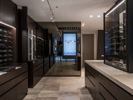 Gineico lights draw focus to spectacular display at eye care store