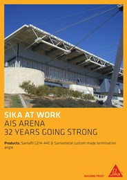 Sika at work: AIS Arena